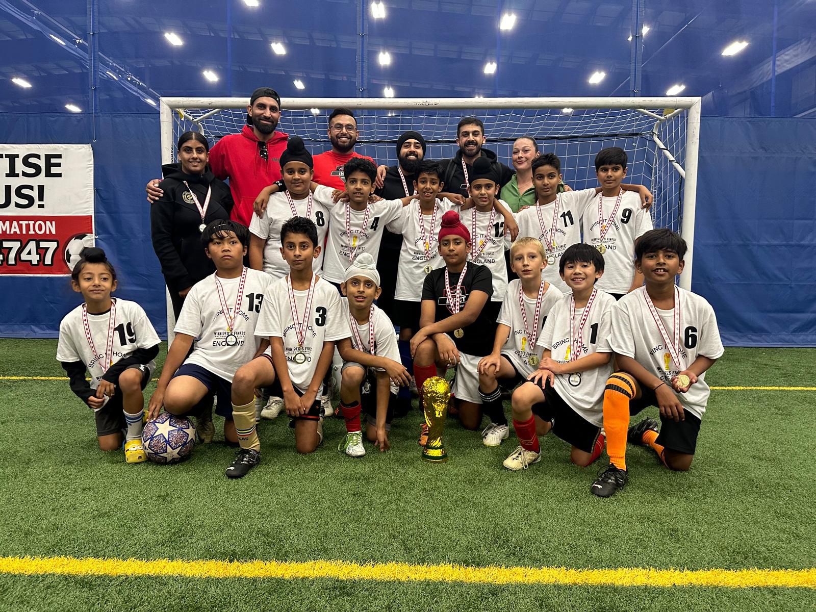 TEAM ENGLAND - U10 CHAMPIONS PHOTO