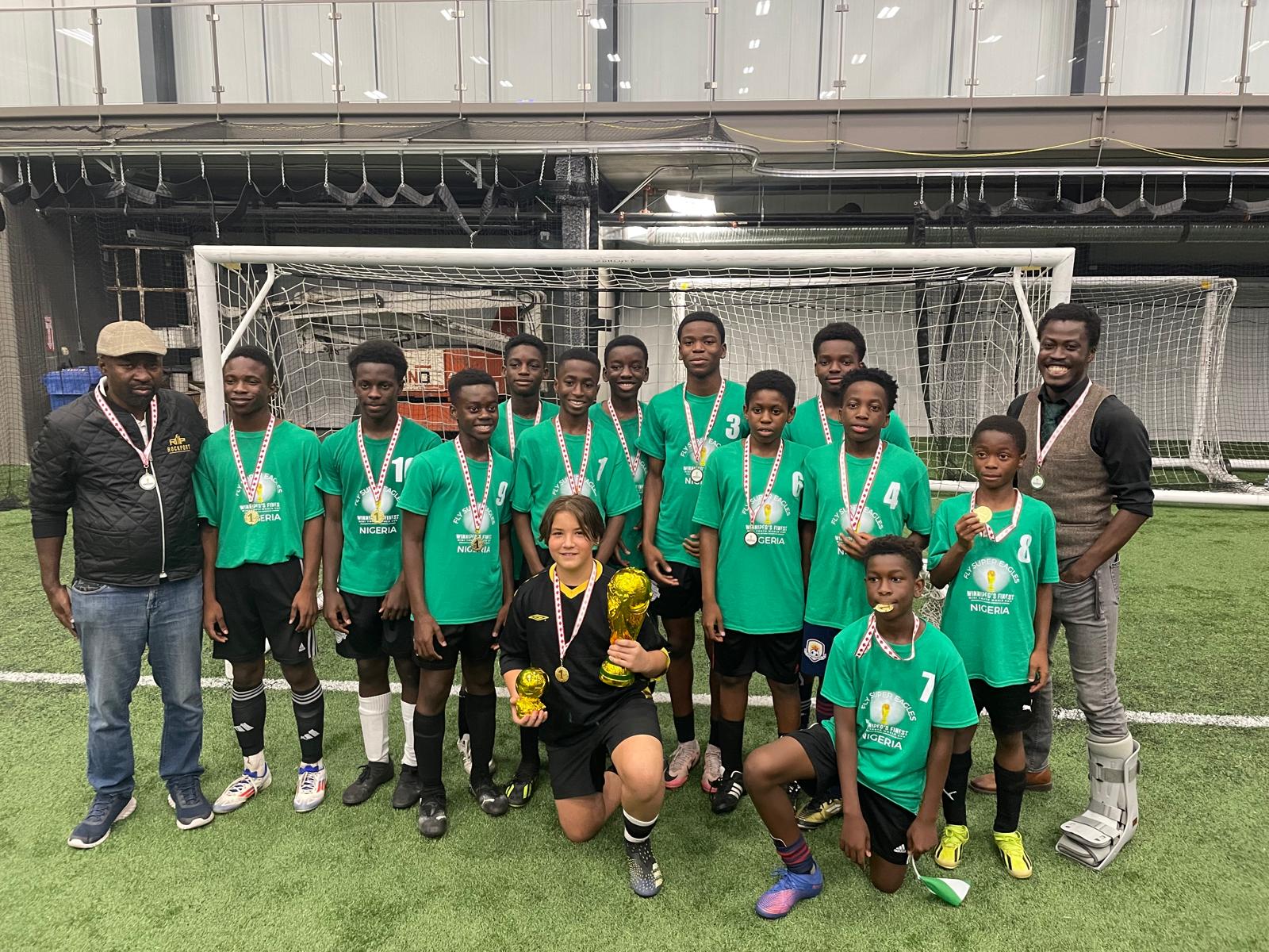 TEAM NIGERIA PHOTO - U14 GOLD MEDALLISTS